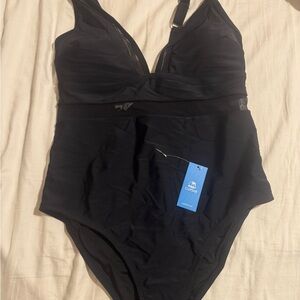 Cupshe Black One-Piece Swimsuit